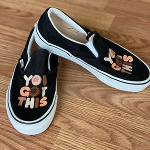 Vans Breast Cancer Awareness slip ons